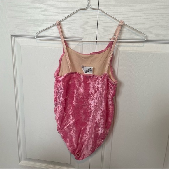 Vintage Tweety bird crushed velvet leotard sz 7/8 - Picture 7 of 11